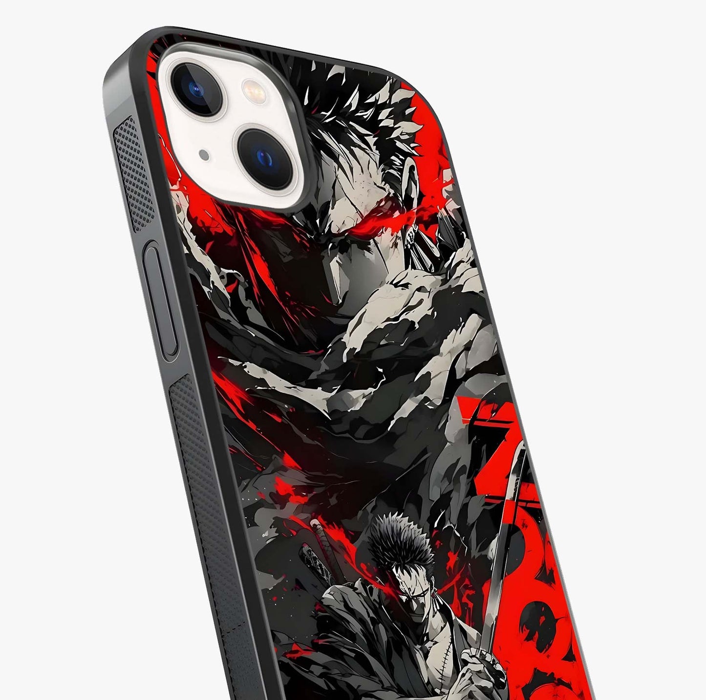 Demon Sword Resolve Glass Case captured at a warm angle highlighting gloss, texture and premium glass finish.