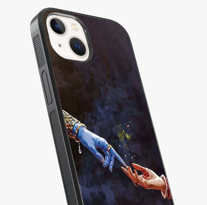 Divine Touch Eternal Glass Case captured at a warm angle highlighting gloss, texture and premium glass finish.