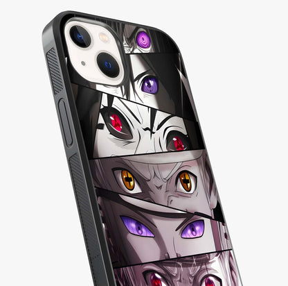 Eyes Of Destiny Glass Case captured at a warm angle highlighting gloss, texture and premium glass finish.