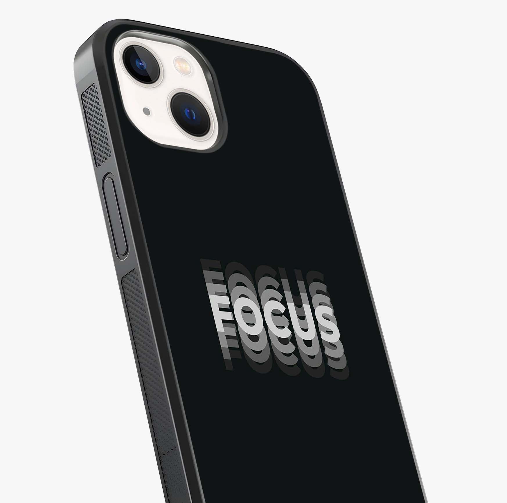 Focus Mode On Glass Case captured at a warm angle highlighting gloss, texture and premium glass finish.