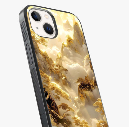 Gates Of Illumination Glass Case captured at a warm angle highlighting gloss, texture and premium glass finish.