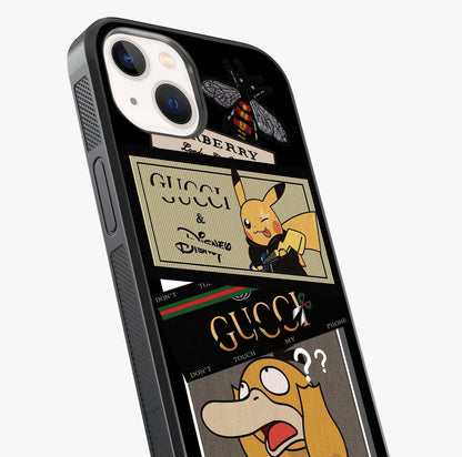 Gucci Play Mashup Glass Case captured at a warm angle highlighting gloss, texture and premium glass finish.