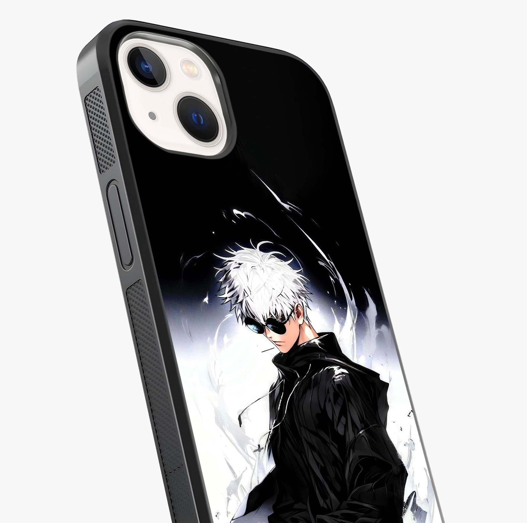 Limitless Shadow King Glass Case captured at a warm angle highlighting gloss, texture and premium glass finish.