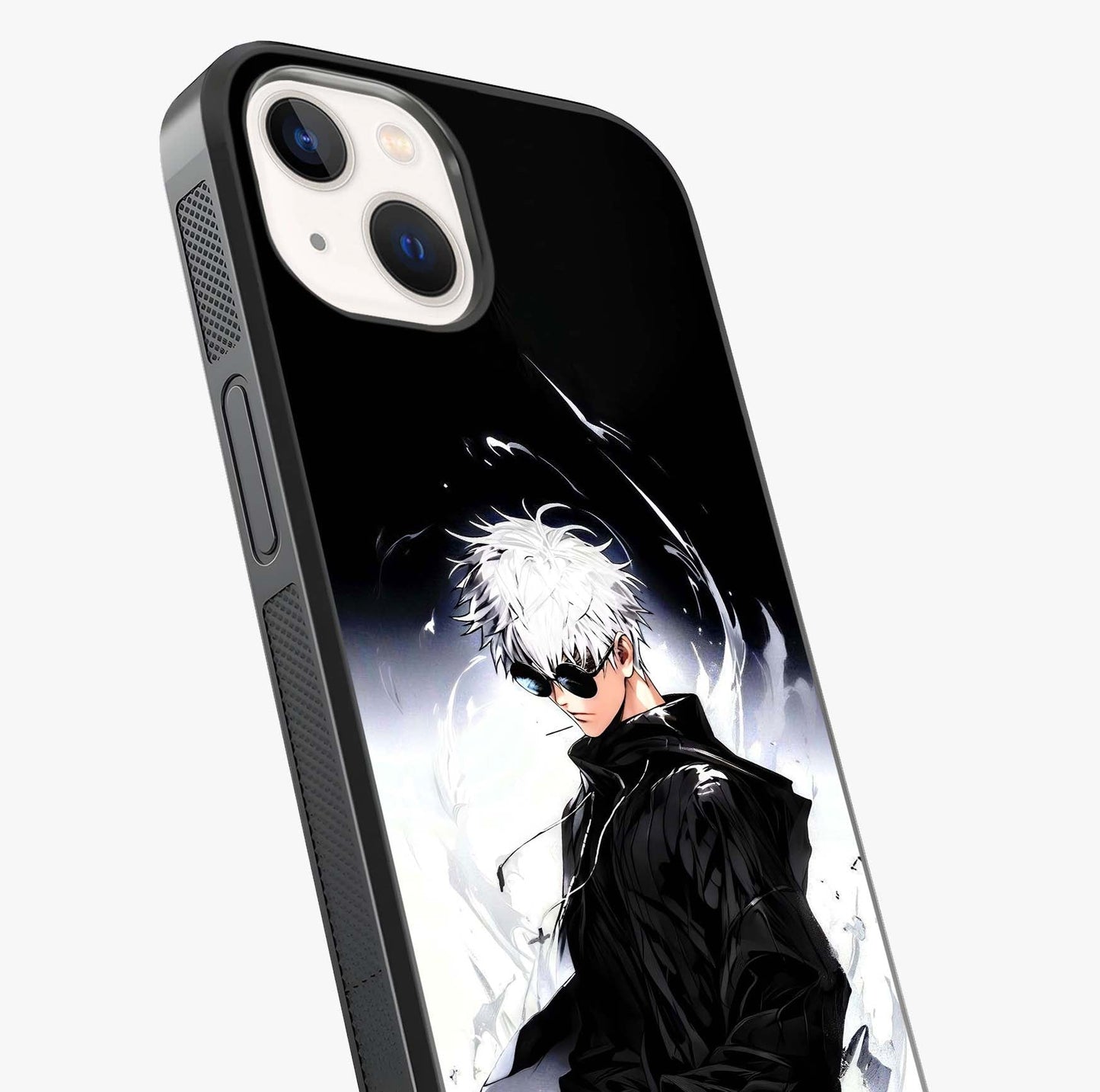 Limitless Shadow King Glass Case captured at a warm angle highlighting gloss, texture and premium glass finish.