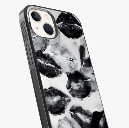 Midnight Kiss Marks Glass Case captured at a warm angle highlighting gloss, texture and premium glass finish.