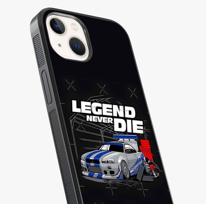 Midnight Racing Legacy Glass Case captured at a warm angle highlighting gloss, texture and premium glass finish.