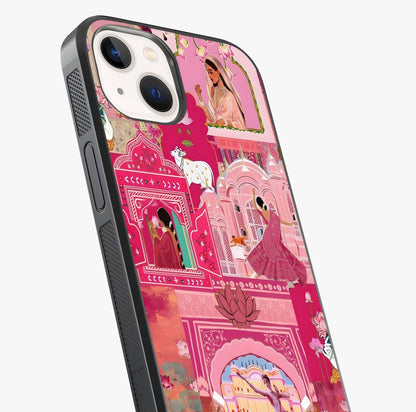 Pink Palace Muse Glass Case captured at a warm angle highlighting gloss, texture and premium glass finish.