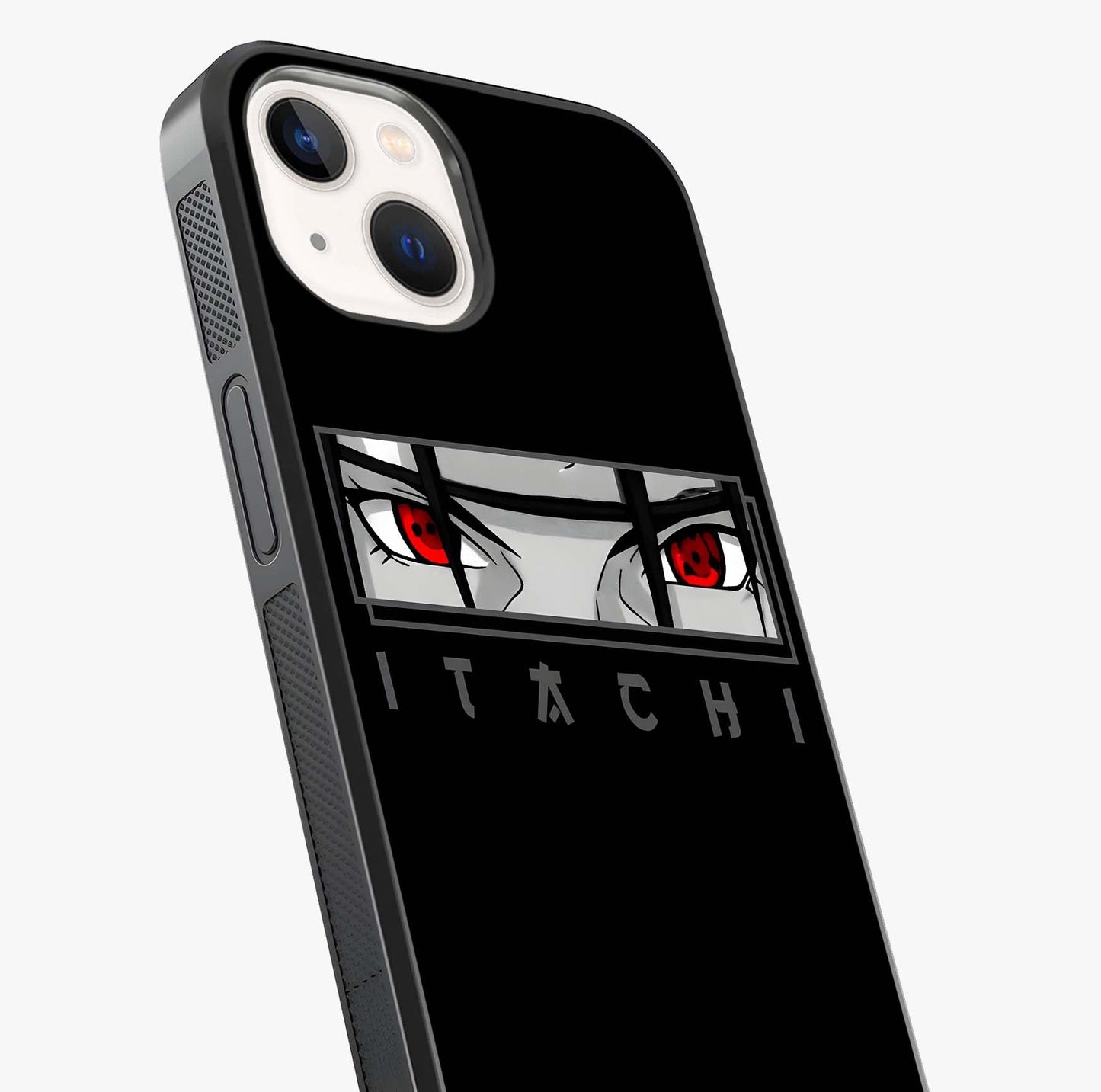 Scarlet Gaze Dominance Glass Case captured at a warm angle highlighting gloss, texture and premium glass finish.