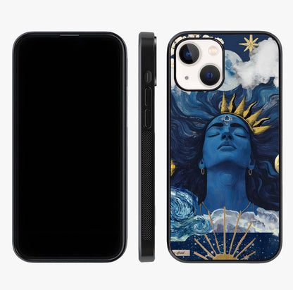 Aesthetic Lord Shiva Glass Case displayed upright for full design visibility and premium finish.