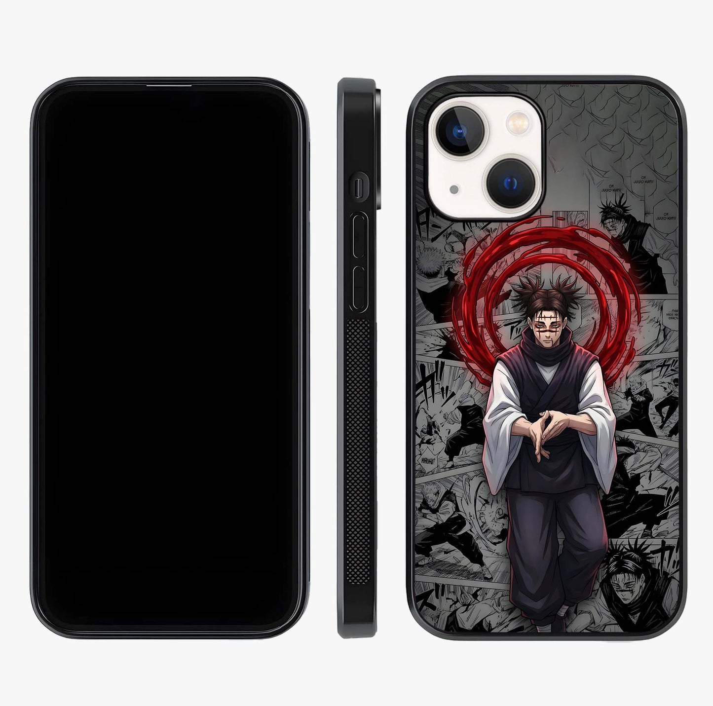 Cursed Ritual Ascension Glass Case displayed upright for full design visibility and premium finish.