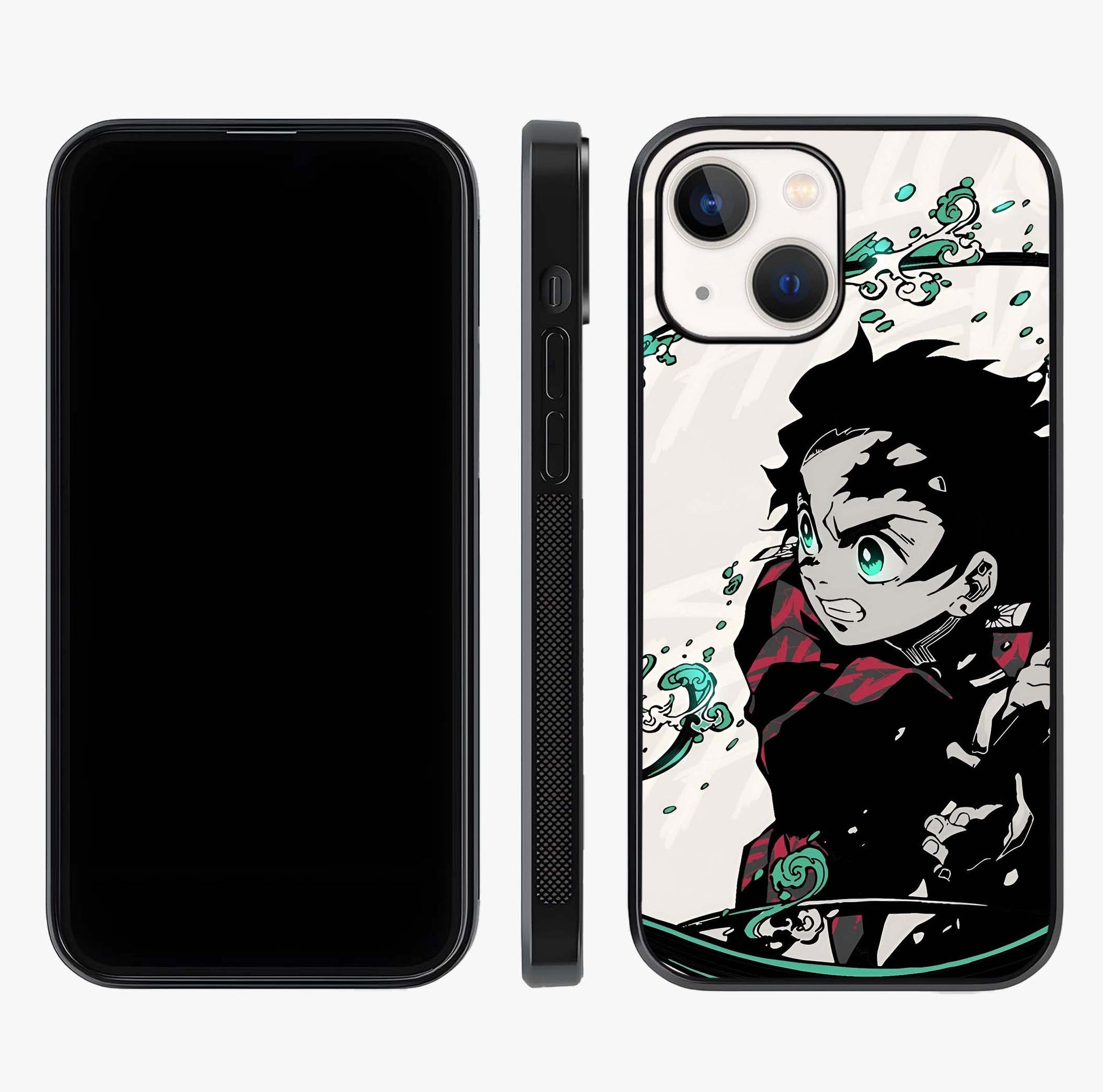 Demon Slayer Glass Case displayed upright for full design visibility and premium finish.