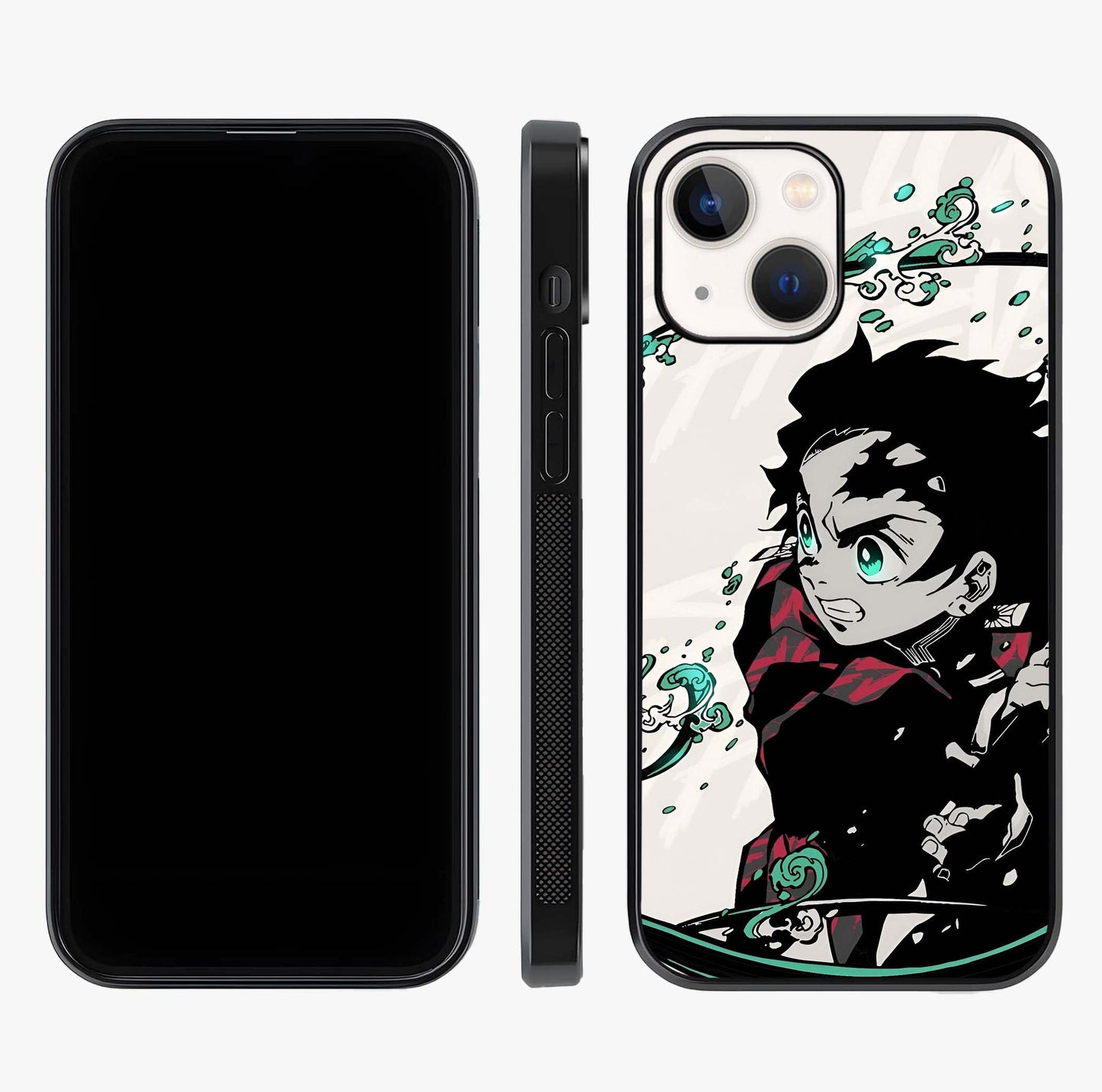 Demon Slayer Glass Case displayed upright for full design visibility and premium finish.