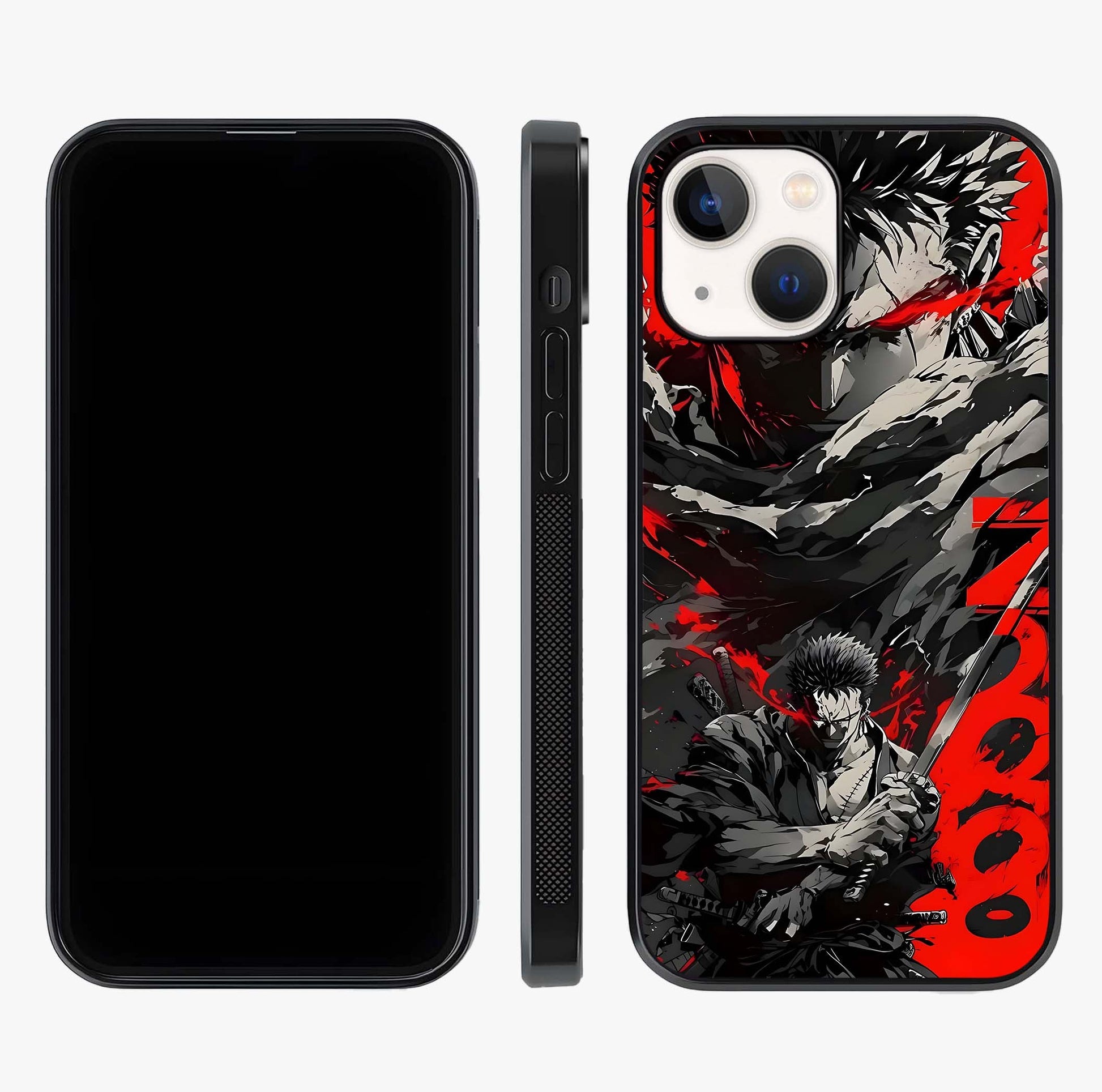 Demon Sword Resolve Glass Case displayed upright for full design visibility and premium finish.