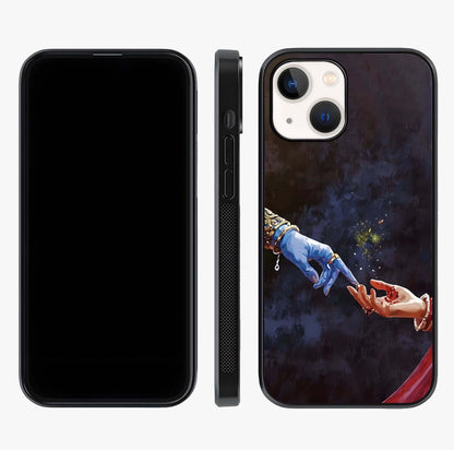 Divine Touch Eternal Glass Case displayed upright for full design visibility and premium finish.