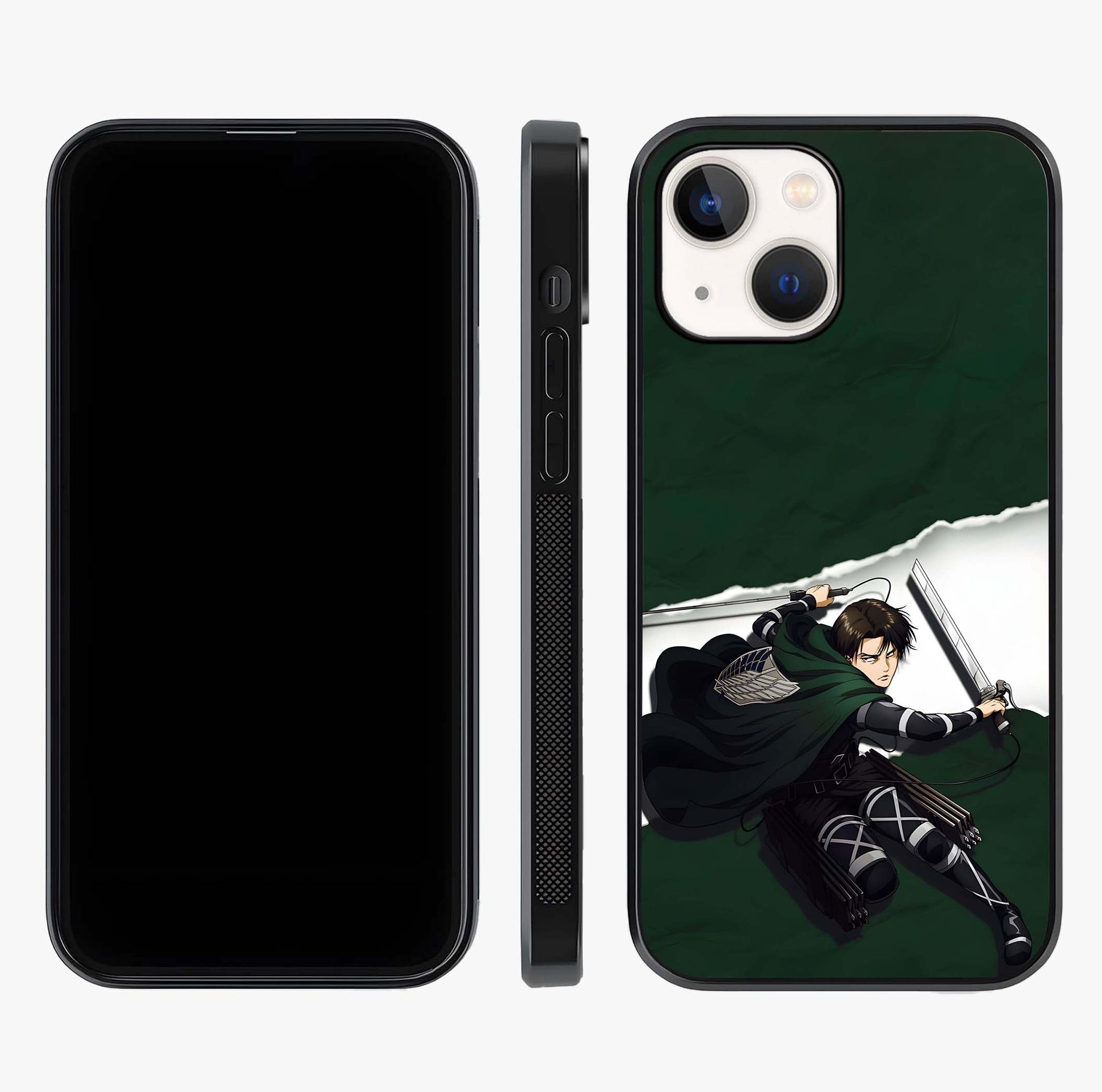 Emerald War Vanguard Glass Case displayed upright for full design visibility and premium finish.