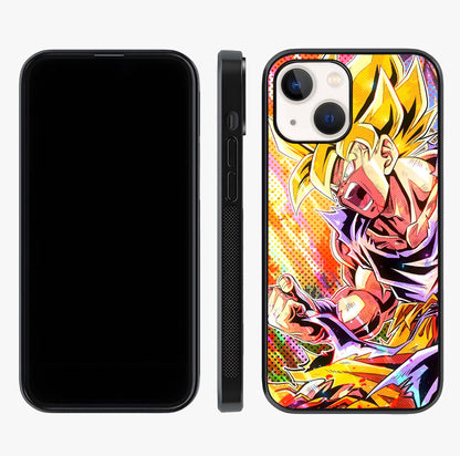 Firing Goku Glass Case displayed upright for full design visibility and premium finish.