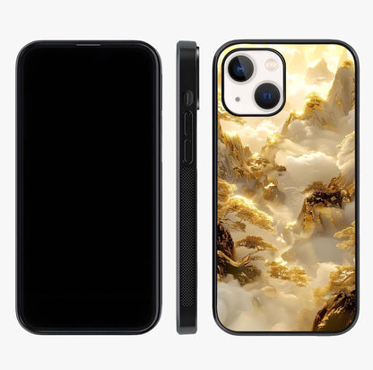 Gates Of Illumination Glass Case displayed upright for full design visibility and premium finish.