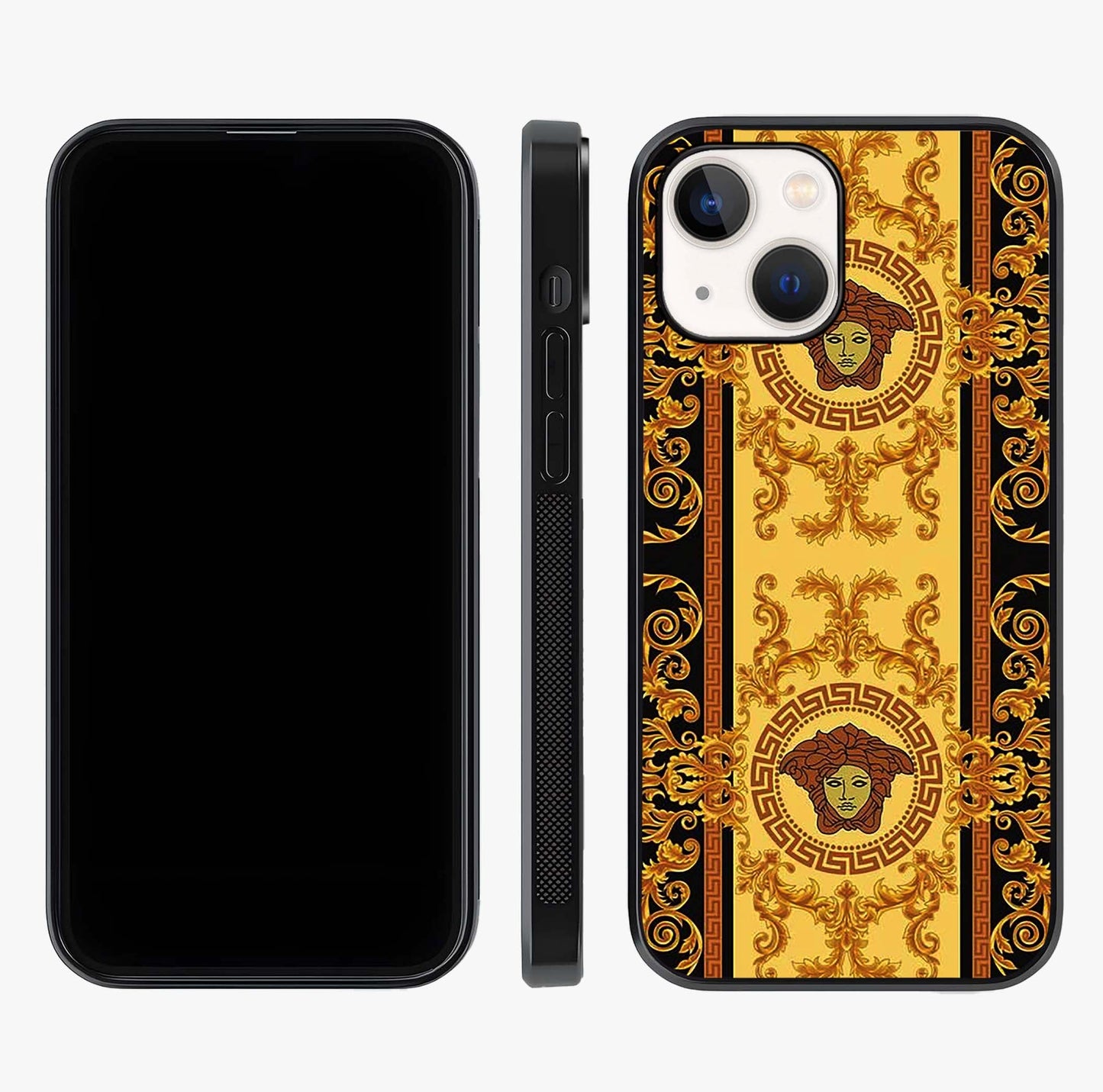Golden Royal Heritage Glass Case displayed upright for full design visibility and premium finish.