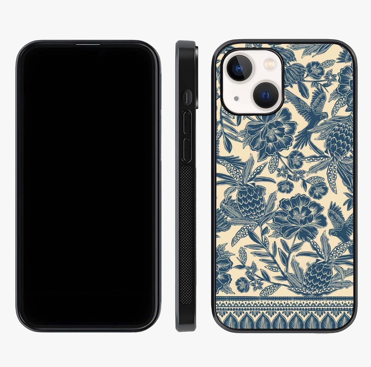 Heirloom Wild Bloom Glass Case displayed upright for full design visibility and premium finish.