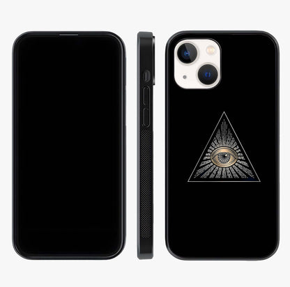 Illuminati Evil Glass Case displayed upright for full design visibility and premium finish.