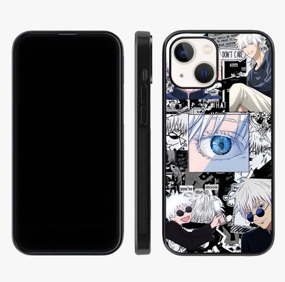 Infinity Sorcerer Chaos Glass Case displayed upright for full design visibility and premium finish.