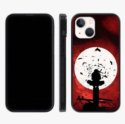 Itachi Limited Edition Naruto Anime Glass Case displayed upright for full design visibility and premium finish.