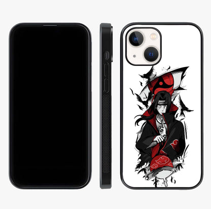 Itachi Sharingan Glass Case displayed upright for full design visibility and premium finish.