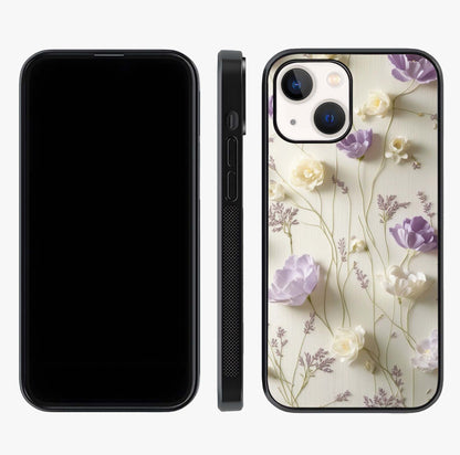 Lilac Breeze Harmony Glass Case displayed upright for full design visibility and premium finish.