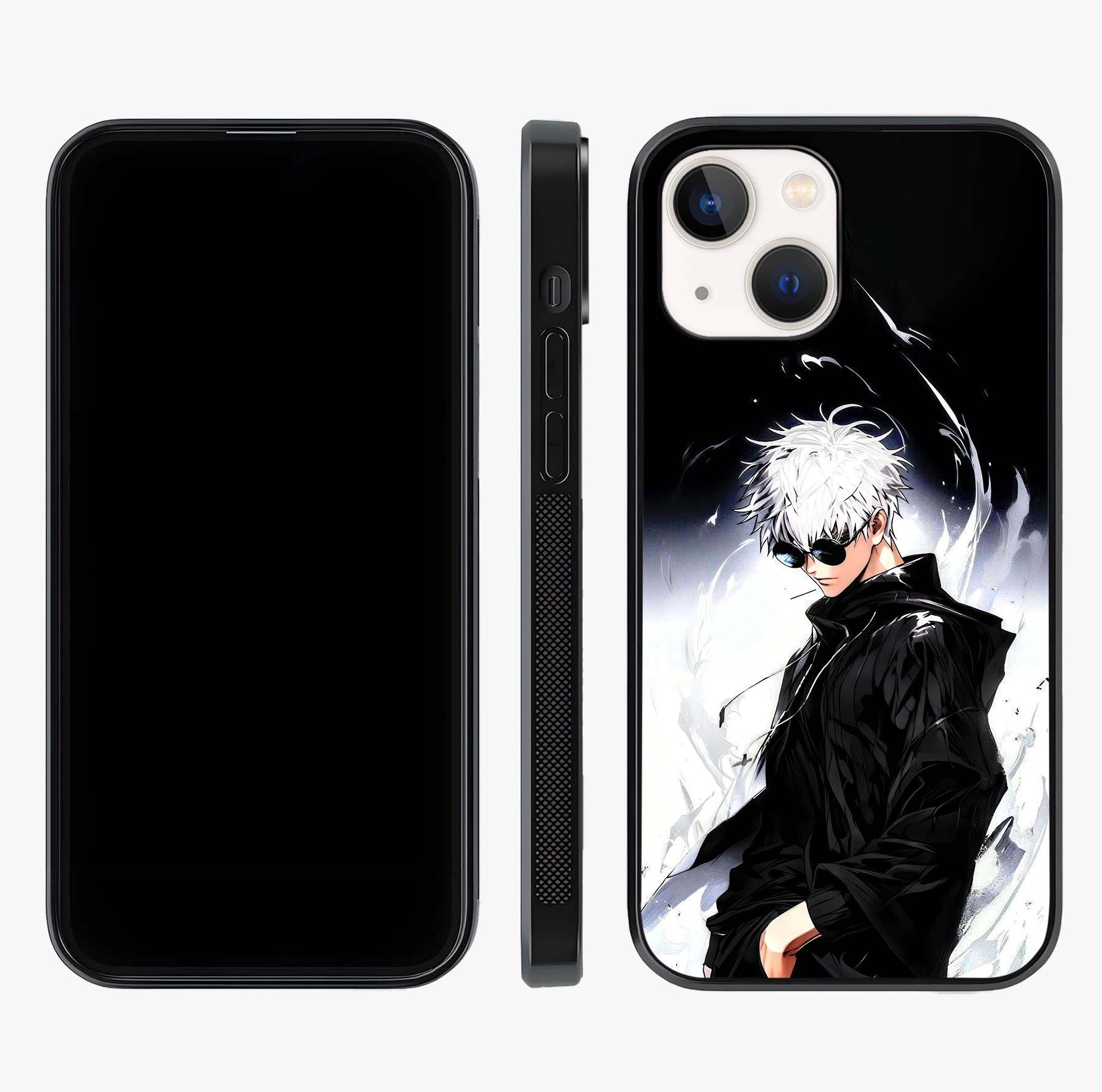 Limitless Shadow King Glass Case displayed upright for full design visibility and premium finish.