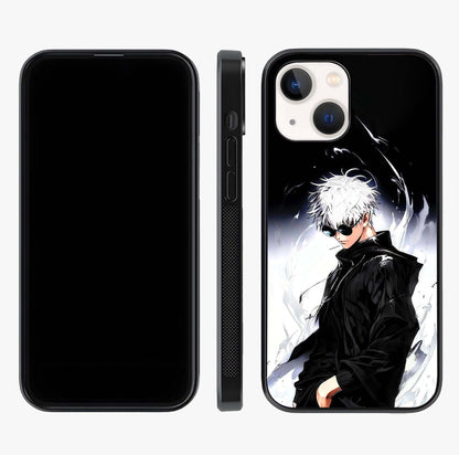 Limitless Shadow King Glass Case displayed upright for full design visibility and premium finish.