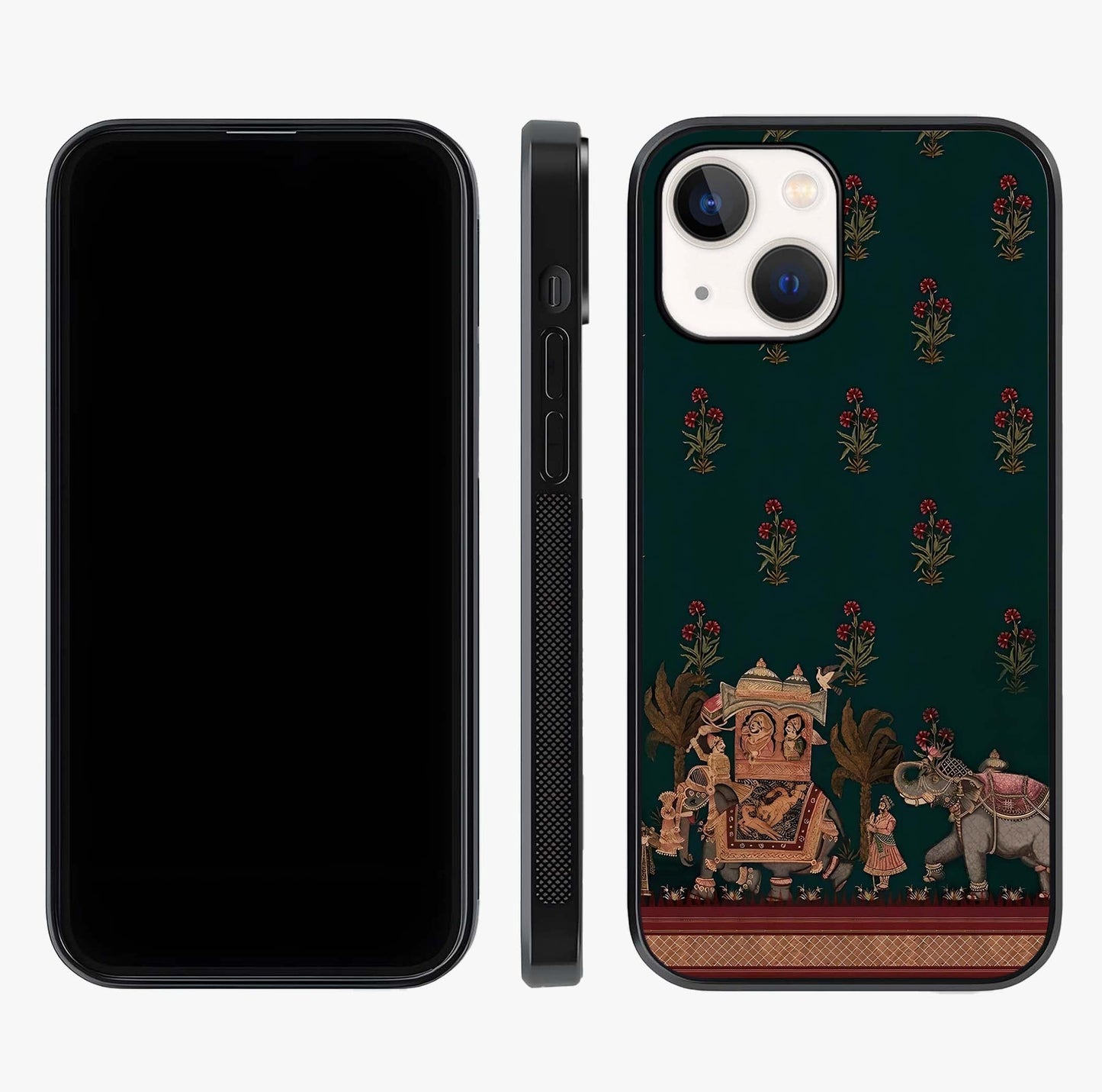 Macmerise Glass Case displayed upright for full design visibility and premium finish.