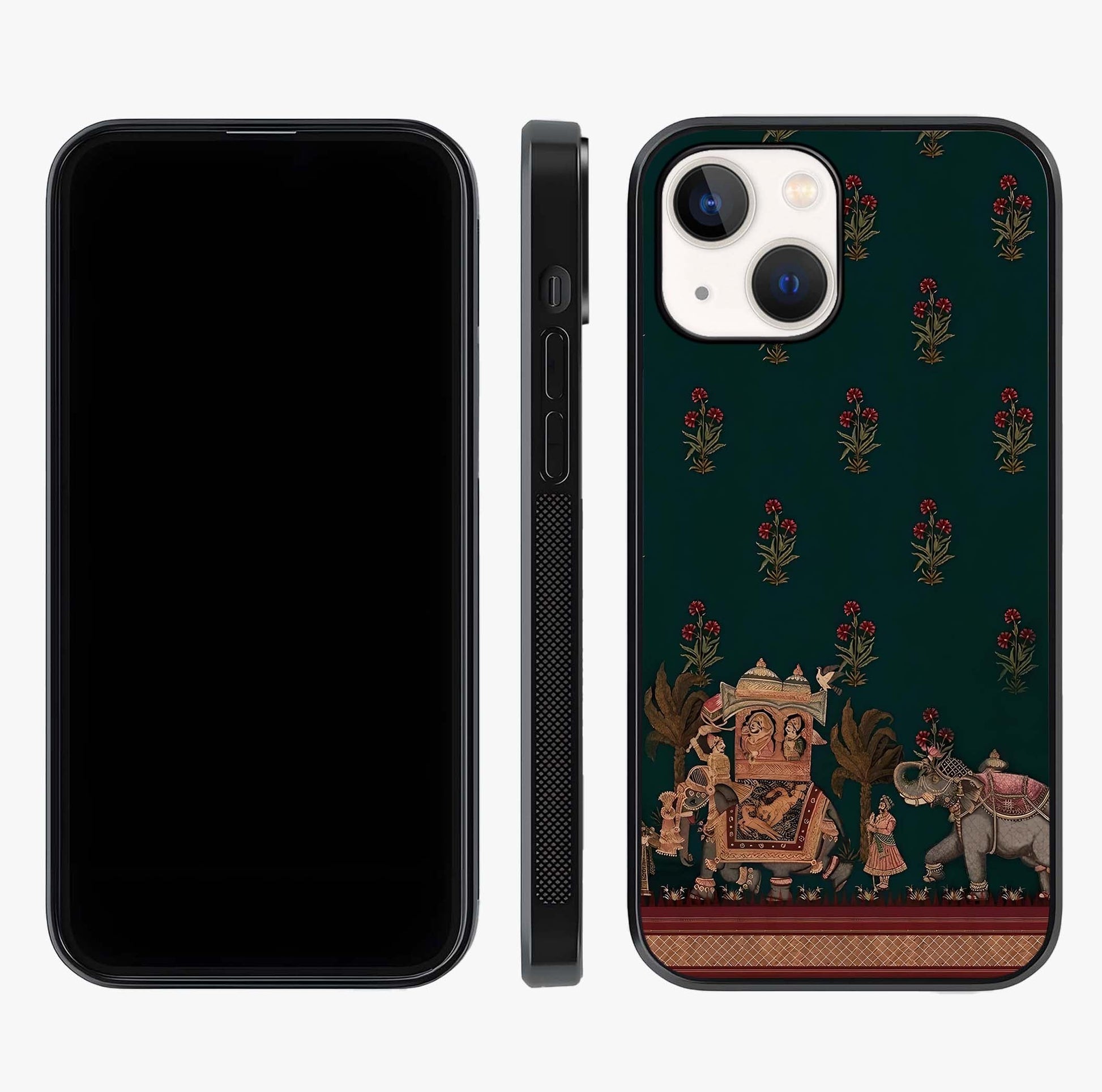 Macmerise Glass Case displayed upright for full design visibility and premium finish.