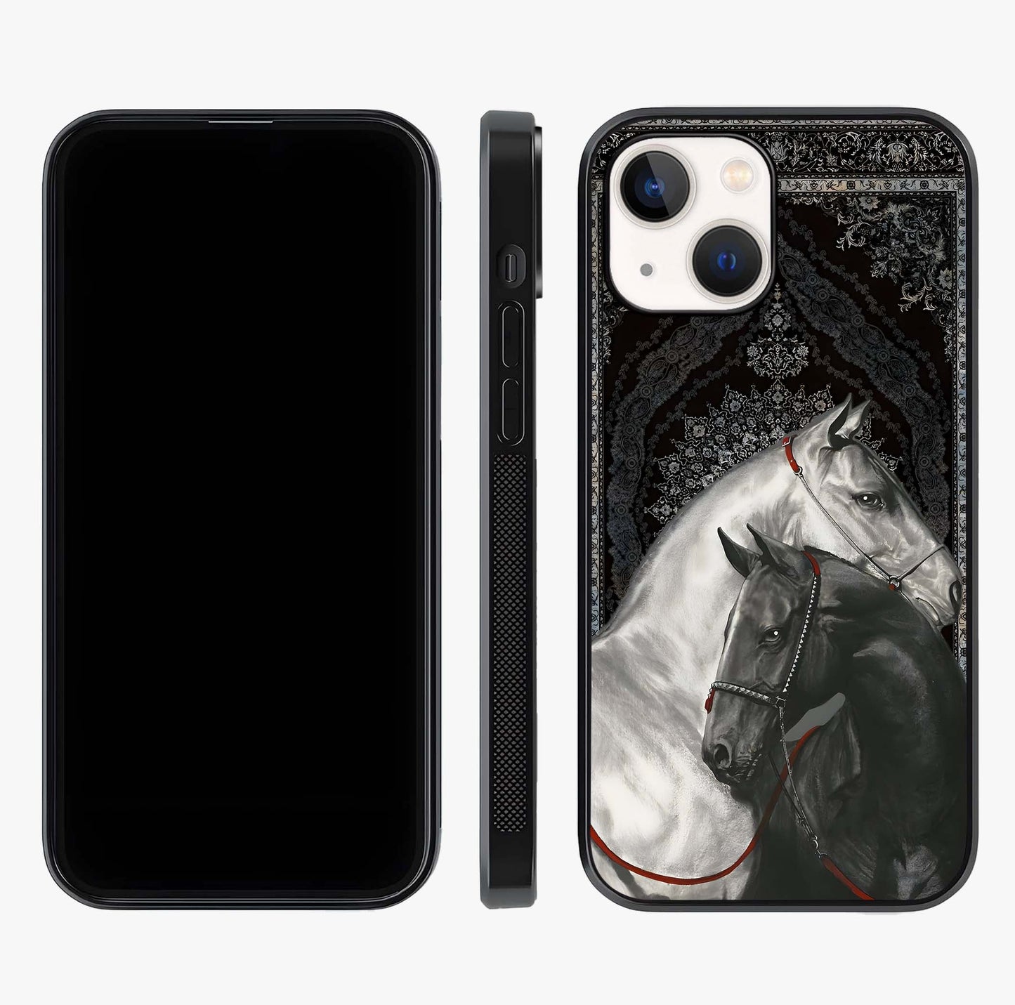 Majestic Ride Legacy Glass Case displayed upright for full design visibility and premium finish.