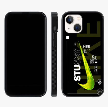 Neon Street Edition Glass Case displayed upright for full design visibility and premium finish.