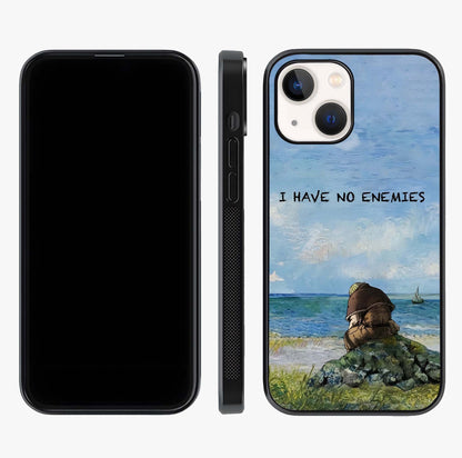 Peace Beyond War Glass Case displayed upright for full design visibility and premium finish.