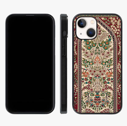 Persian Inspired Glass Case displayed upright for full design visibility and premium finish.