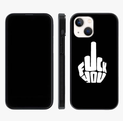 Rebel Mode On Glass Case displayed upright for full design visibility and premium finish.