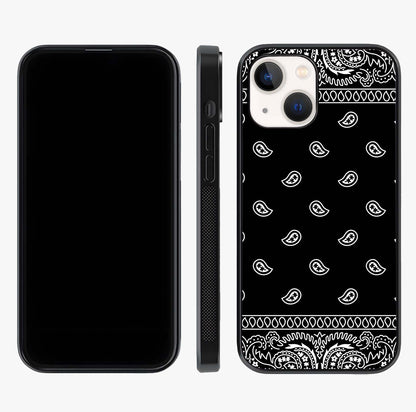 Retro Rebel Threads Glass Case displayed upright for full design visibility and premium finish.