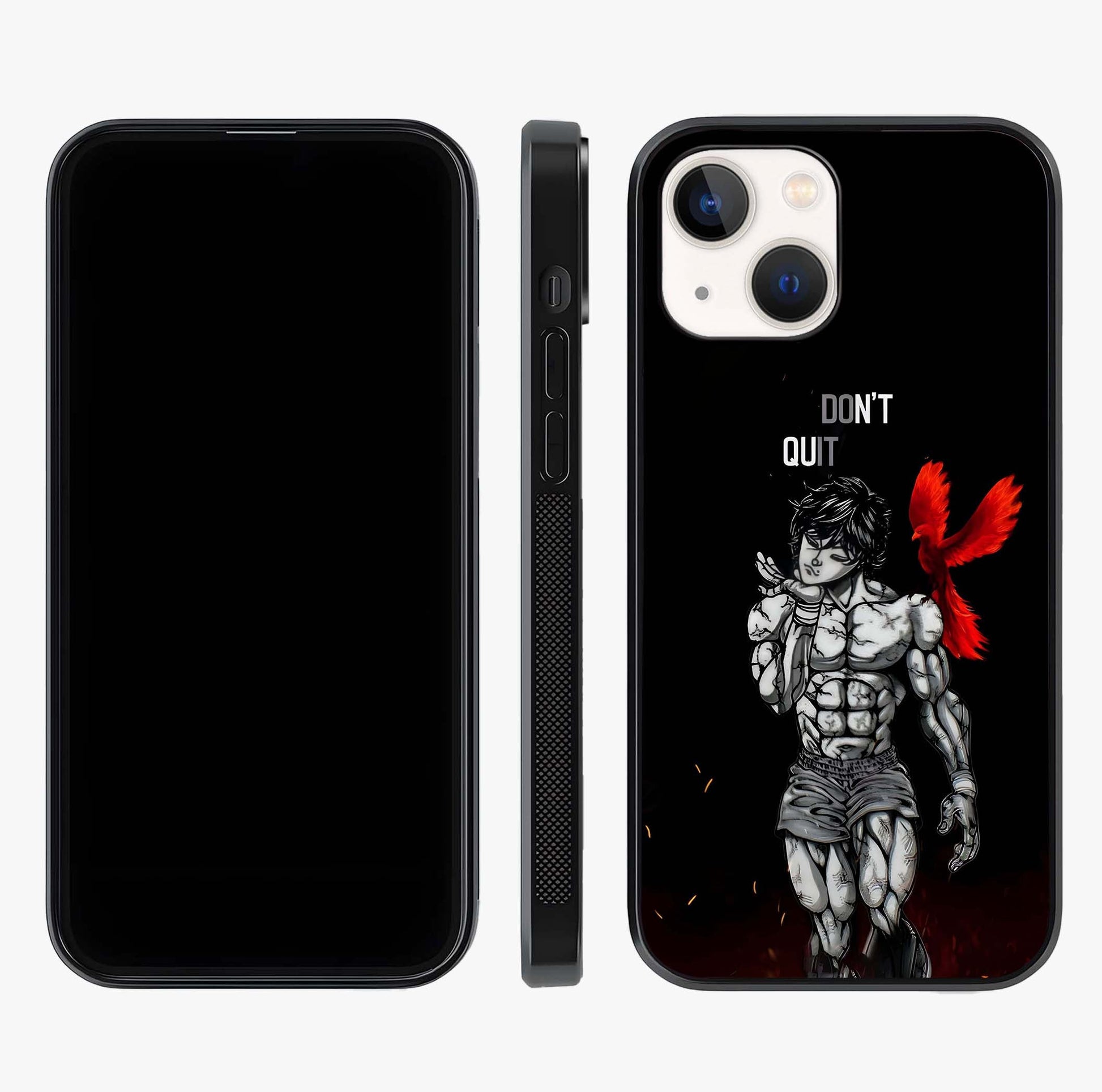 Rise Beyond Limits Glass Case displayed upright for full design visibility and premium finish.
