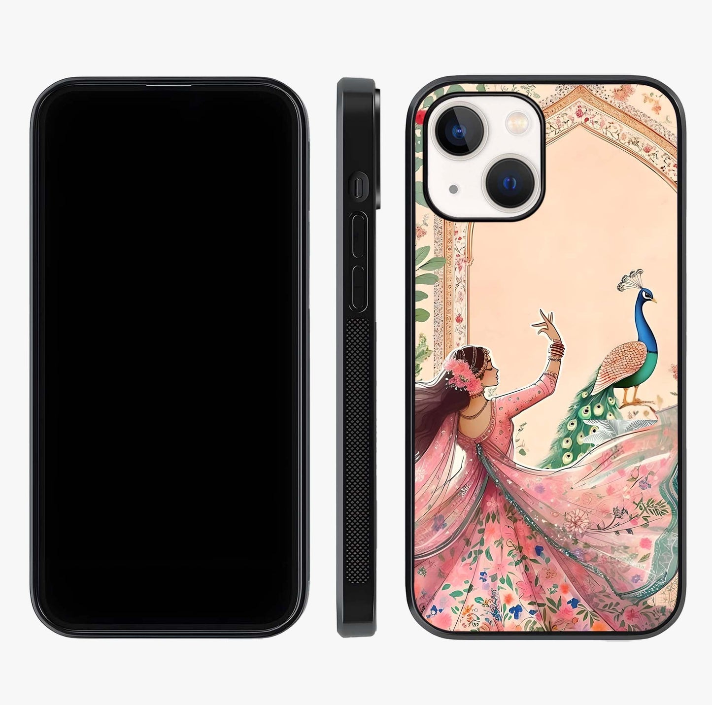 Royal Grace Muse Glass Case displayed upright for full design visibility and premium finish.