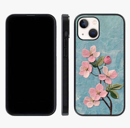 Threaded Blossom Breeze Glass Case displayed upright for full design visibility and premium finish.