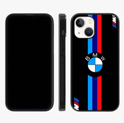 Turbo Bmw Beast Glass Case displayed upright for full design visibility and premium finish.