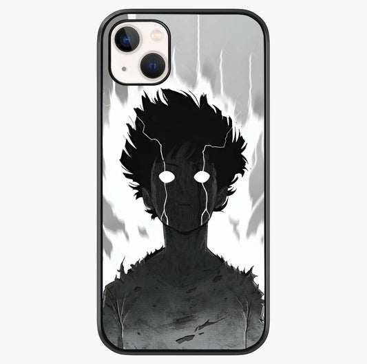 Awakened Inner Rage Glass Case showing full back design in clean flat view with glossy glass finish.