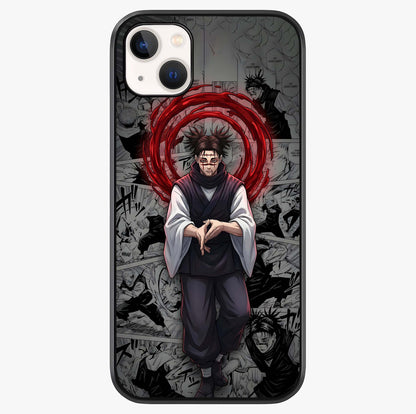 Cursed Ritual Ascension Glass Case showing full back design in clean flat view with glossy glass finish.