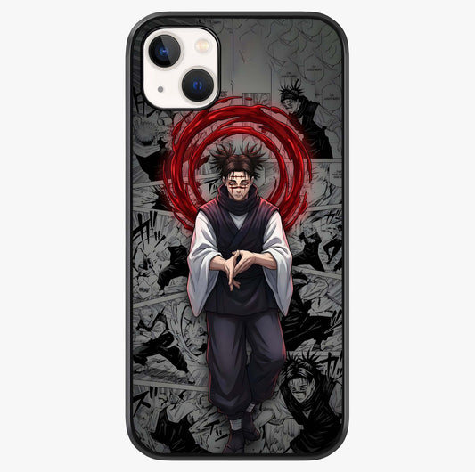 Cursed Ritual Ascension Glass Case showing full back design in clean flat view with glossy glass finish.