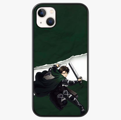 Emerald War Vanguard Glass Case showing full back design in clean flat view with glossy glass finish.