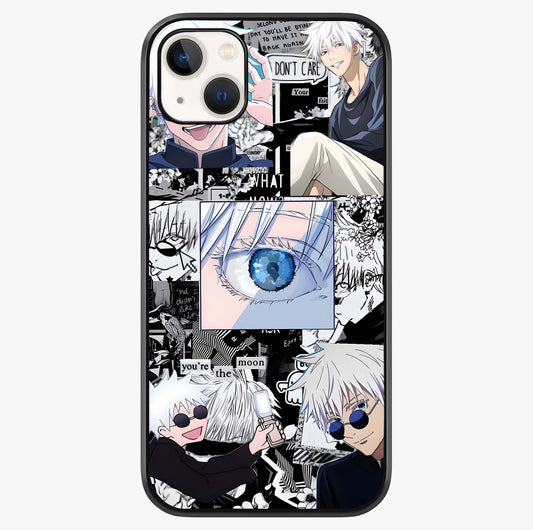 Infinity Sorcerer Chaos Glass Case showing full back design in clean flat view with glossy glass finish.