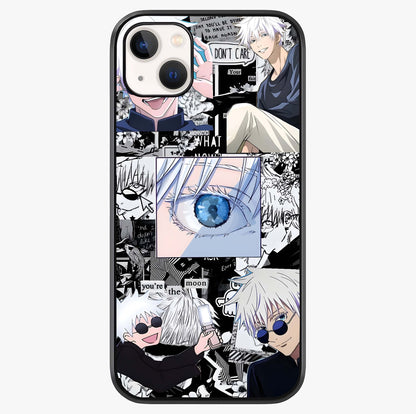 Infinity Sorcerer Chaos Glass Case showing full back design in clean flat view with glossy glass finish.