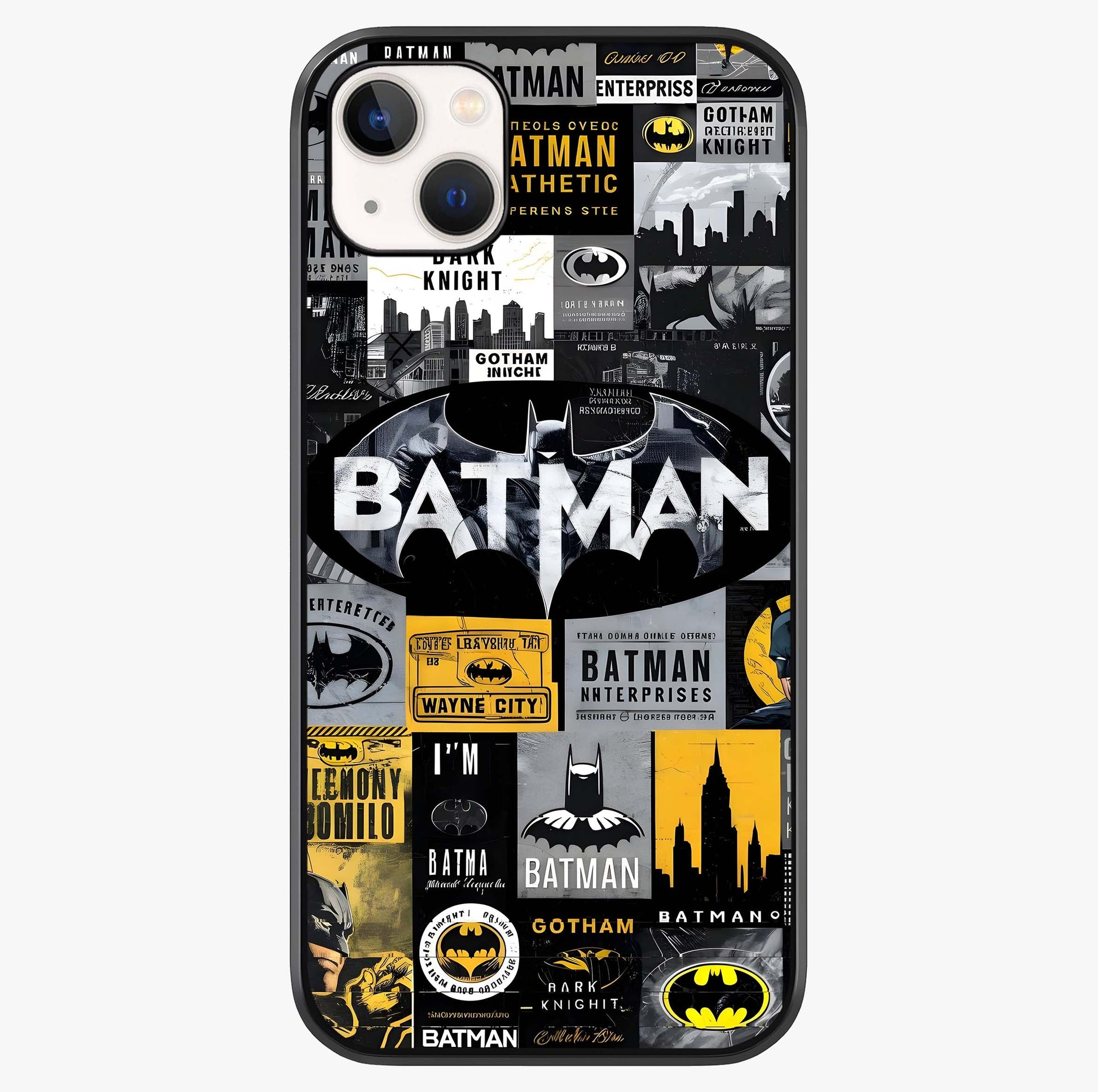 Knight Gotham Rise Glass Case showing full back design in clean flat view with glossy glass finish.