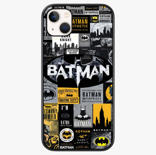 Knight Gotham Rise Glass Case showing full back design in clean flat view with glossy glass finish.
